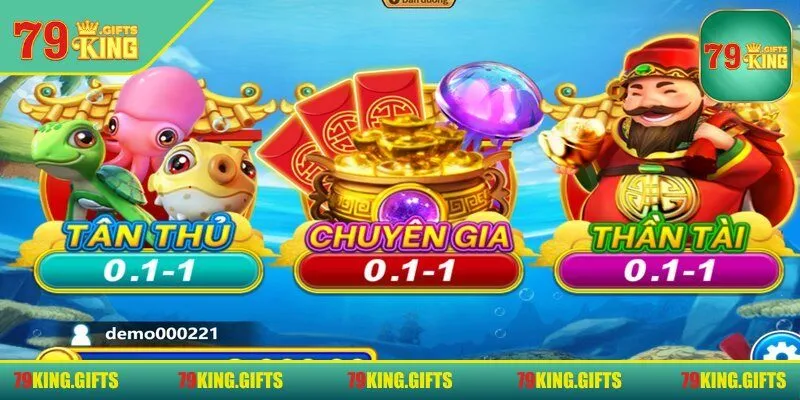 Dễ dàng tham gia trải nghiệm trò chơi bắn cá ở 79KING