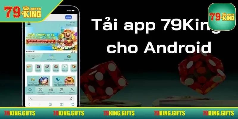 Anh em đã có thể dễ dàng tìm thấy biểu tượng app của 79KING